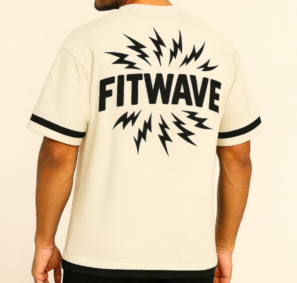 StormCore Tee (Cream) — Back